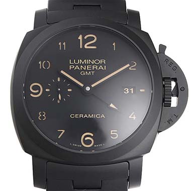 パネライ レプリカ時計 ルミノール1950 3デイズ GMT トゥットネロ PAM00438